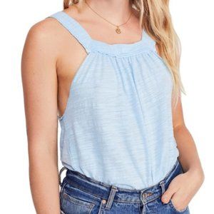 Free People tank top size large, light blue